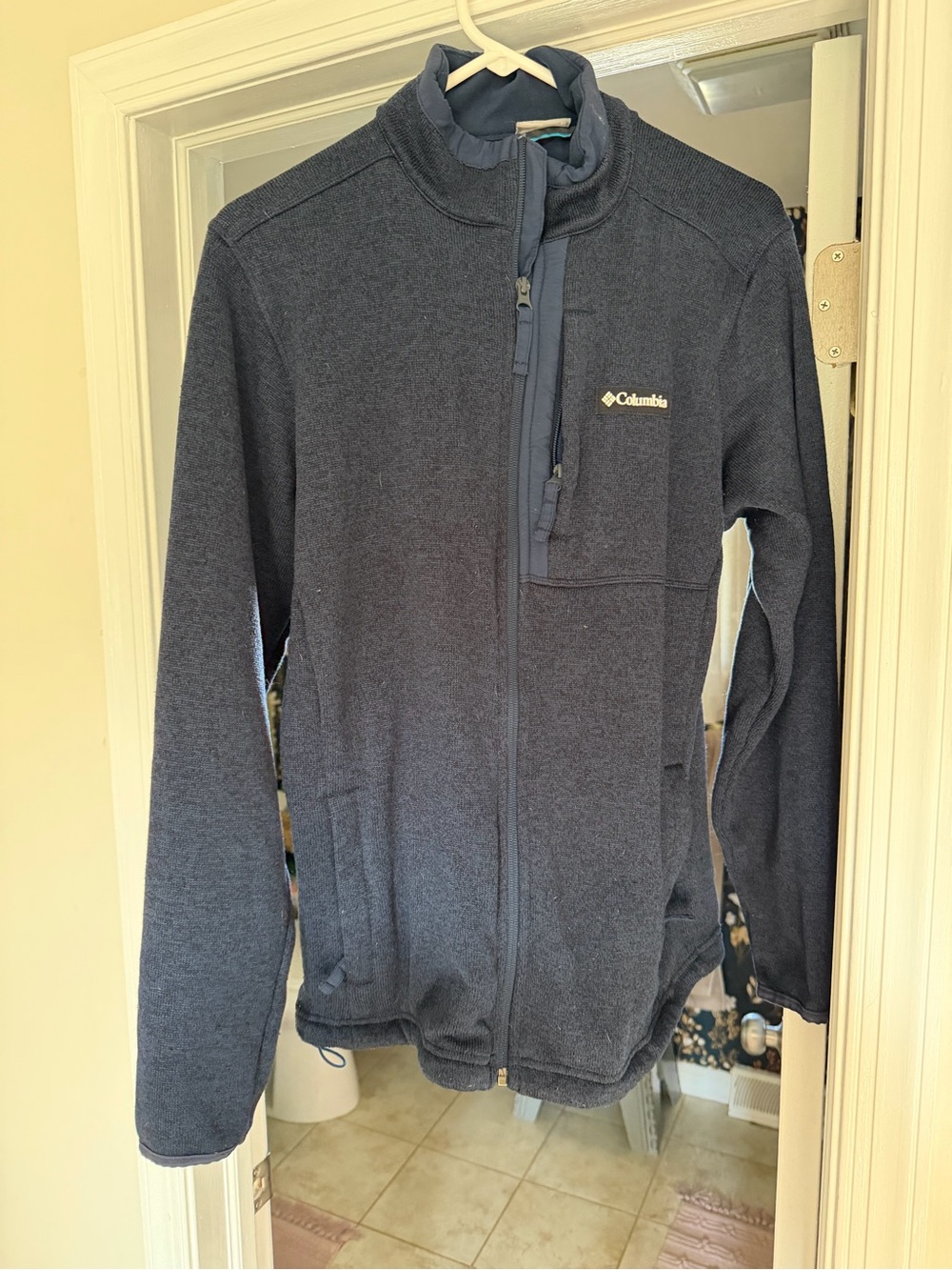 Columbia Navy Full-Zip Fleece Jacket
